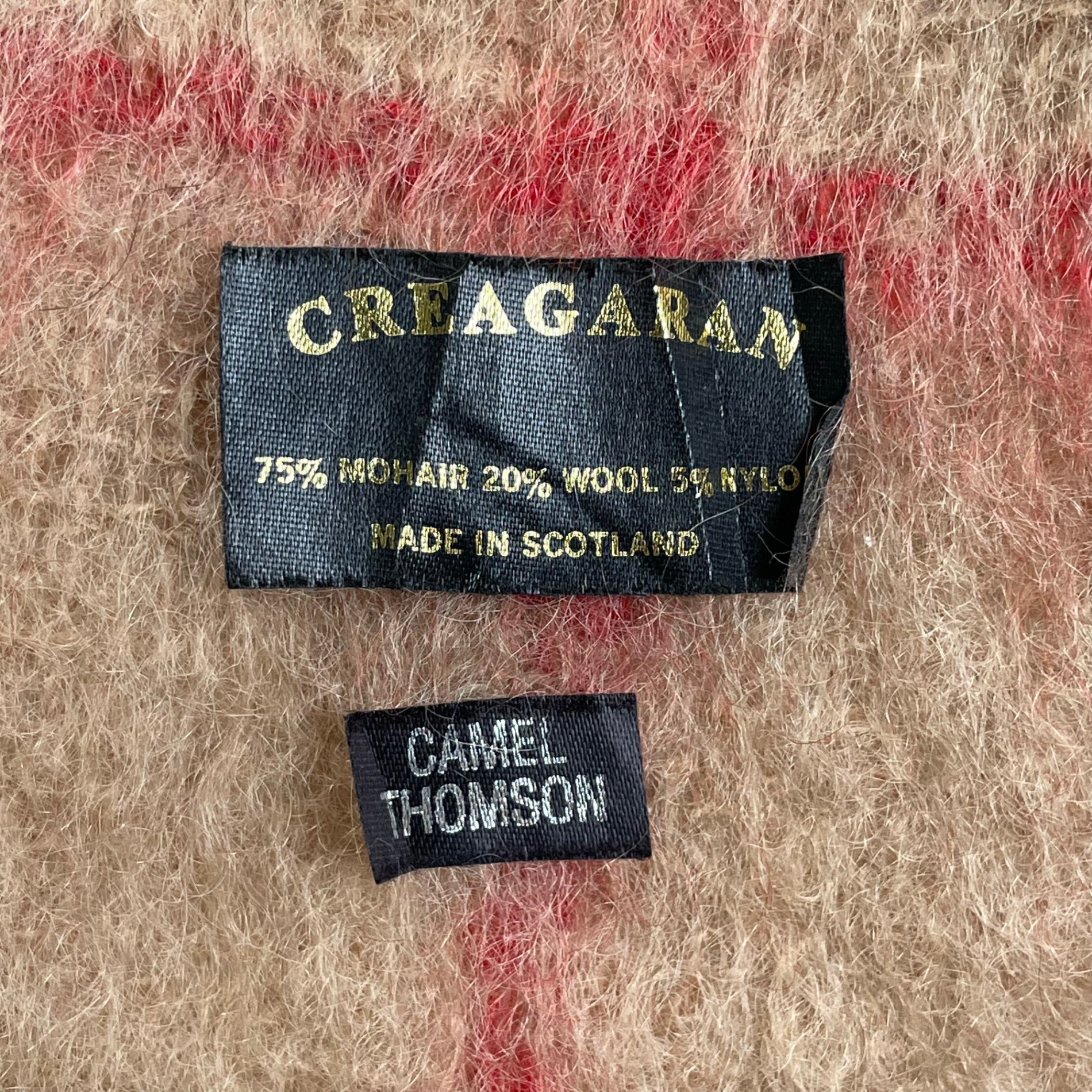 VINTAGE ヴィンテージ / ヴィンテージ モヘヤMIX マフラー スコットランド製 SIZE:165×22cm