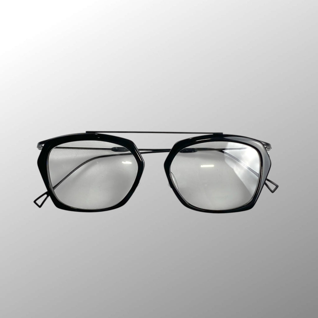 【極美品】 ISSEY MIYAKE × 金子眼鏡 / HEXAGON-S アイウェア 度なしクリアレンズ SIZE：52□17