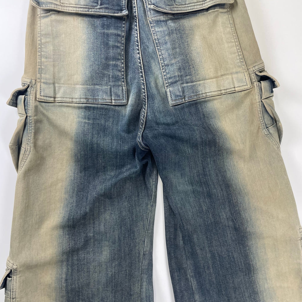 Rick owens リックオウエンス / ダブルカーゴジャンボベラロングパンツ 23SS EDFU期 ダークインディゴ タグ付 SIZE：46