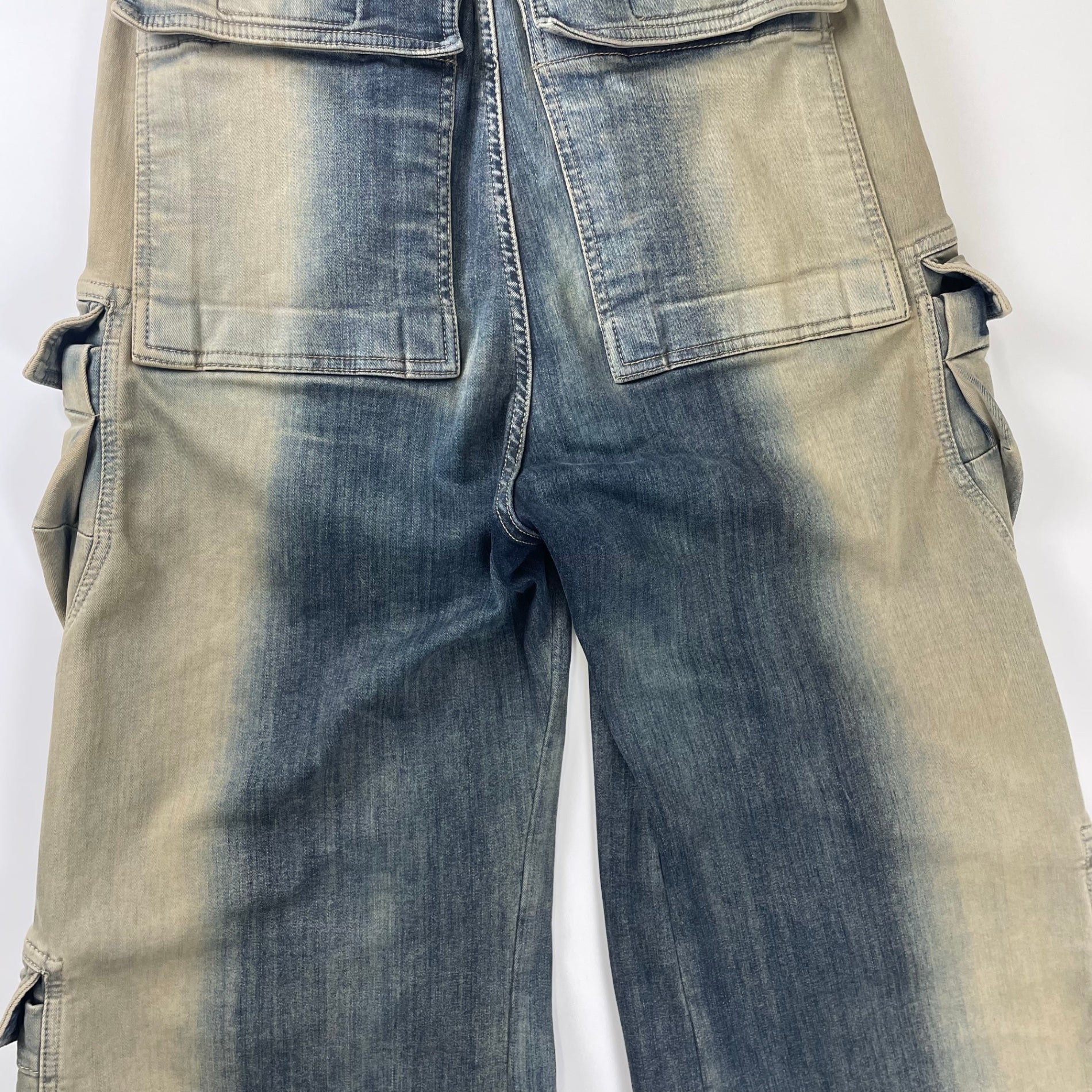 Rick owens リックオウエンス / ダブルカーゴジャンボベラロングパンツ 23SS EDFU期 ダークインディゴ タグ付 SIZE：46