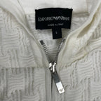 EMPORIO ARMANI エンポリオ アルマーニ / ニットフーディーベスト 参考定価：40,000程度 SIZE:L