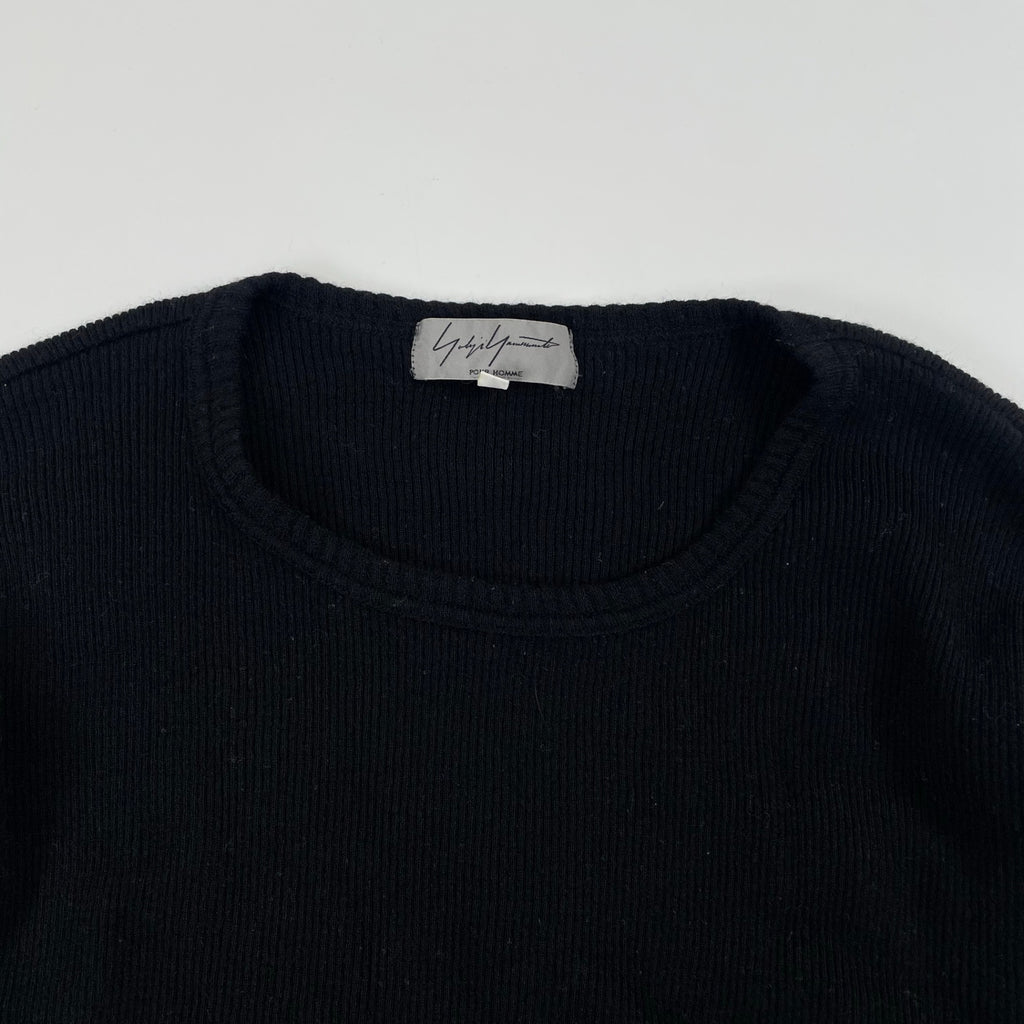 yohji yamamoto POUR HOMME / 08AW ライトリブニット SIZE:3