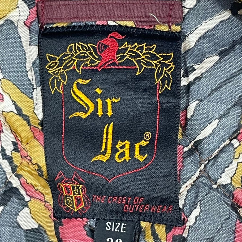 VINTAGE Sir Jac / 60sダービージャケット ブラックオーキッドカラー SIZE:36