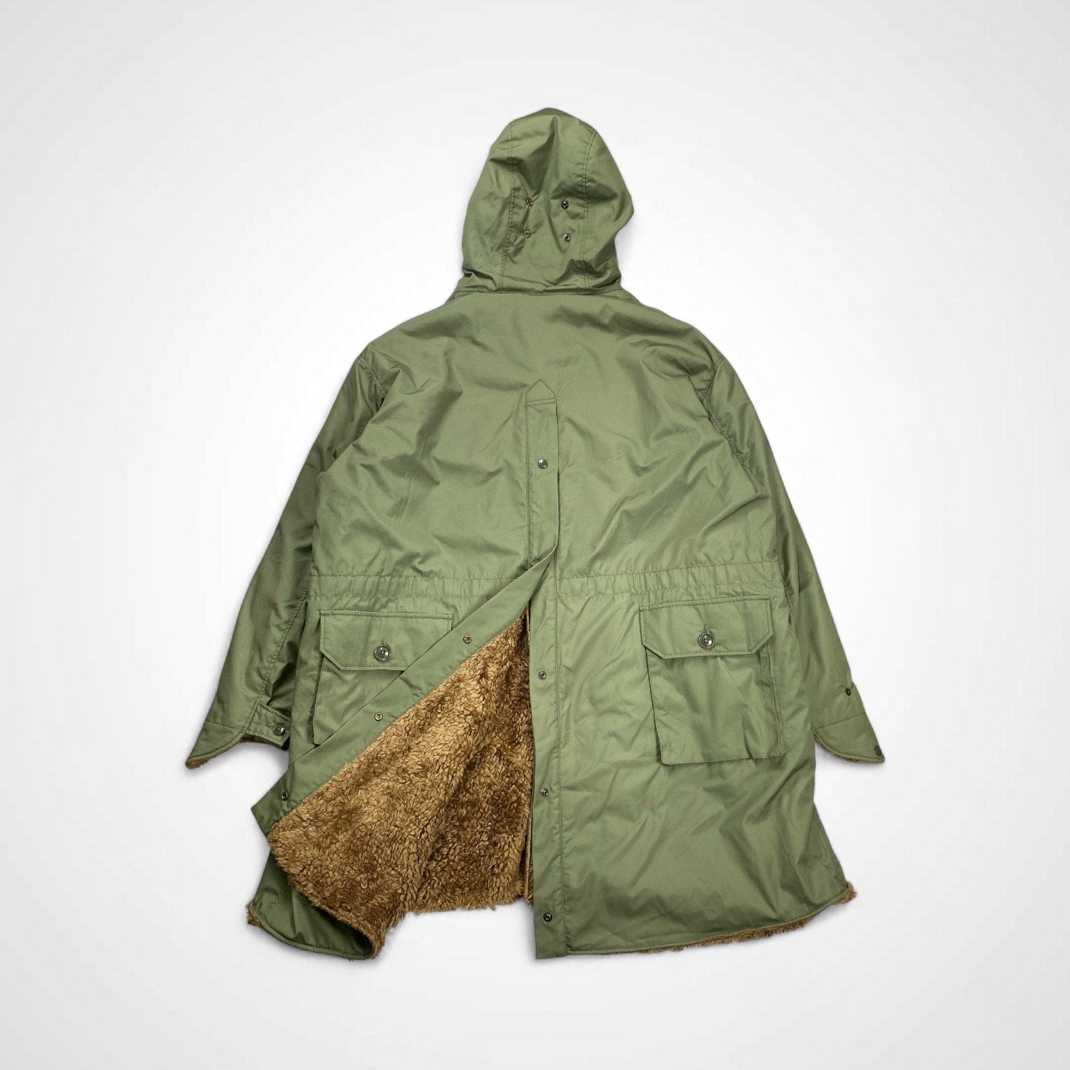 ENGINEERED GARMENTS × BEAMS PLUS / Reversible Field Fur Coat  タグ付 参考定価：117,000+tax SIZE:L