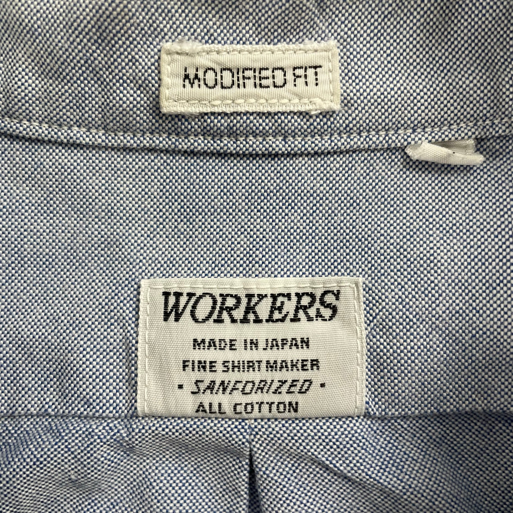 WORKERS / ボタンダウンシャツ 参考定価：17,000程度 SIZE：14