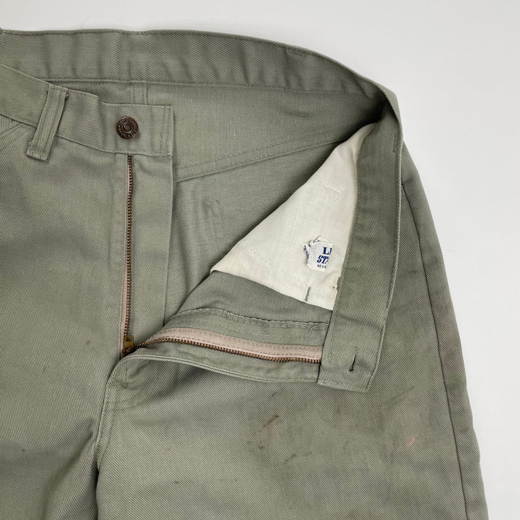 Levi's リーバイス / 黒タブBIG E スタプレスラックス 42TALON SIZE:W83cm