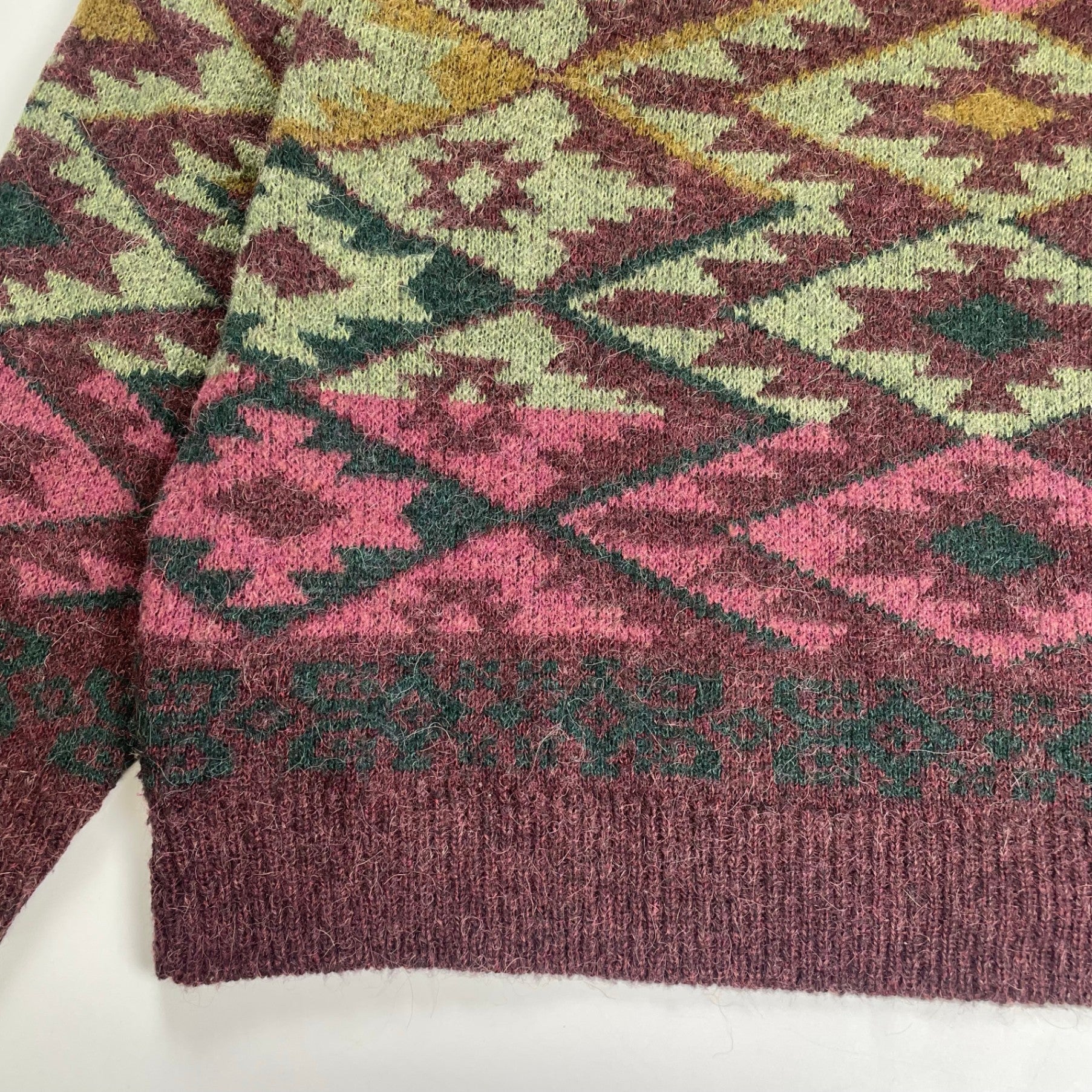 VINTAGE ヴィンテージ / 古着アルパカMIXニット イタリア製 SIZE:L