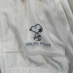 PEANUTS × GELATO PIQUE / 耳付きスヌーピーパイルパーカー タグ付 SIZE：M