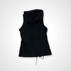 EMPORIO ARMANI エンポリオ アルマーニ / アーカイブフーディーベスト ブラック SIZE:44