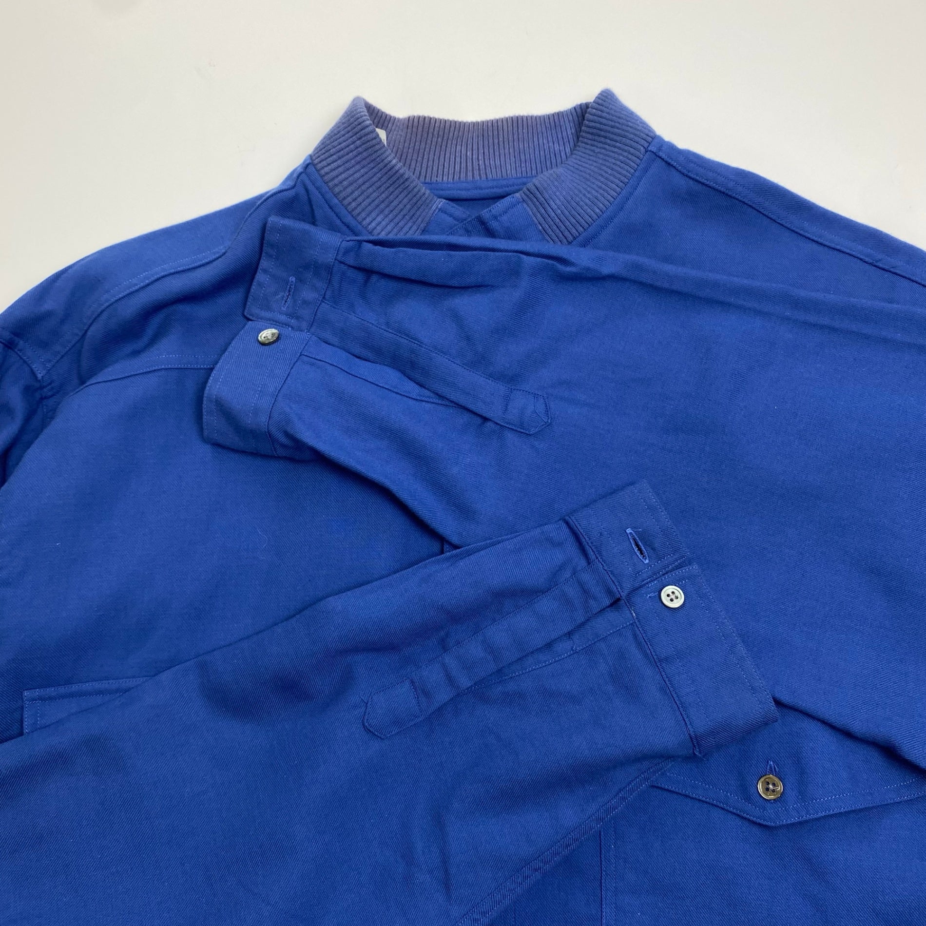 GIORGIO ARMANI ジョルジオ アルマーニ / ヴィンテージ コットンウール ギャバジンシャツ  SIZE:M