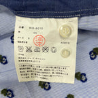 JUNYA WATANABE COMME des Garcons MAN ジュンヤワタナベ コムデギャルソン メン / フラワー刺繍切替シャツ 日本製 SIZE:S