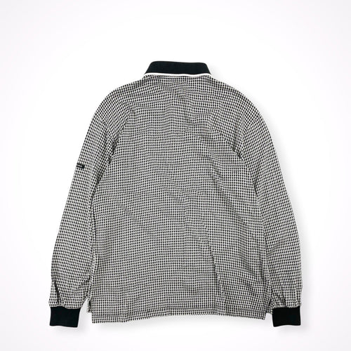 BURBERRY GOLF / ハウンドトゥース柄ポロシャツ SIZE:M