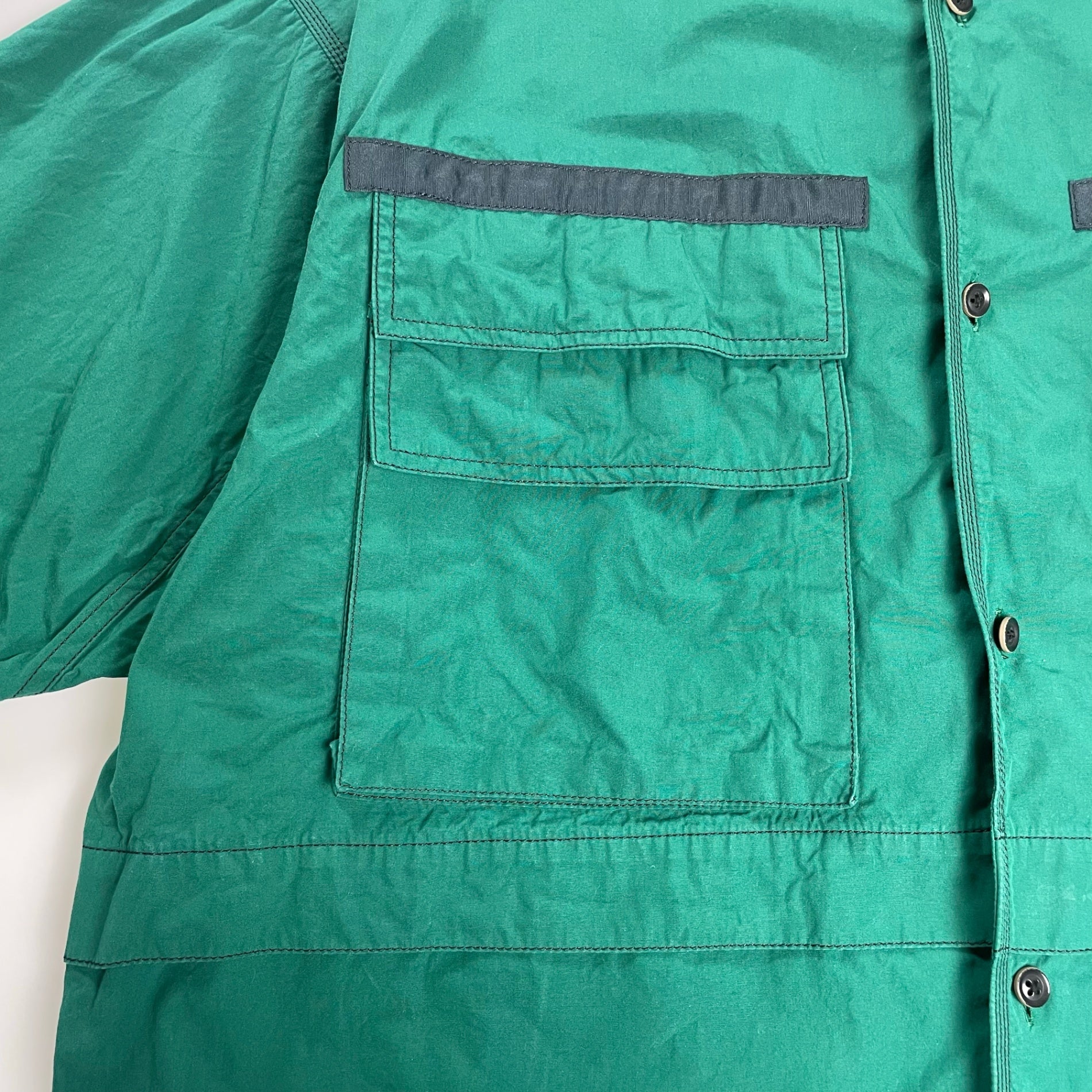 TOMORROWLAND トゥモローランド / コットンショートスリーブビッグシャツ 参考定価：24,000+tax SIZE：M