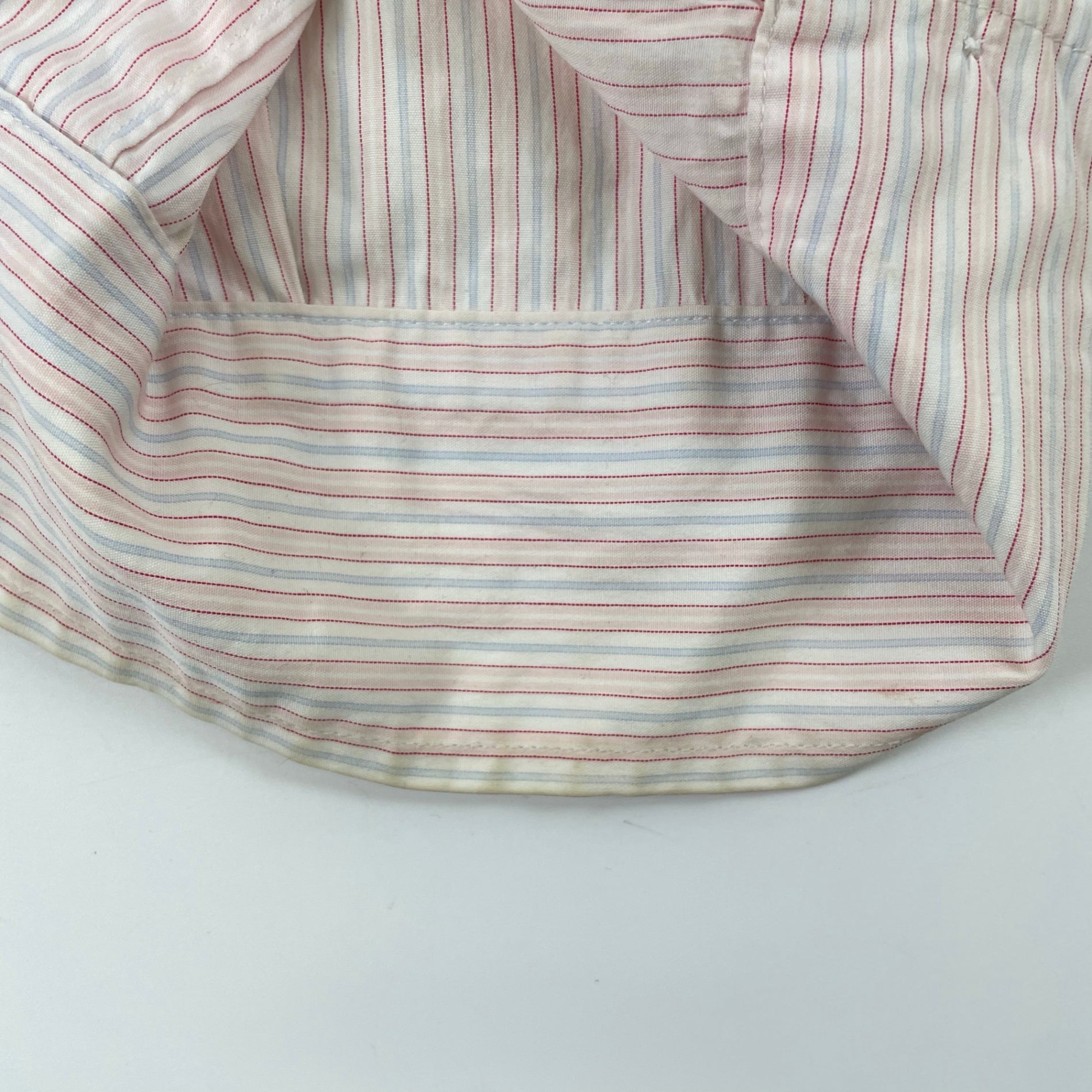 Gymphlex / バンドカラーオーバーシャツ ストライプ 参考定価：14,000+tax SIZE:M