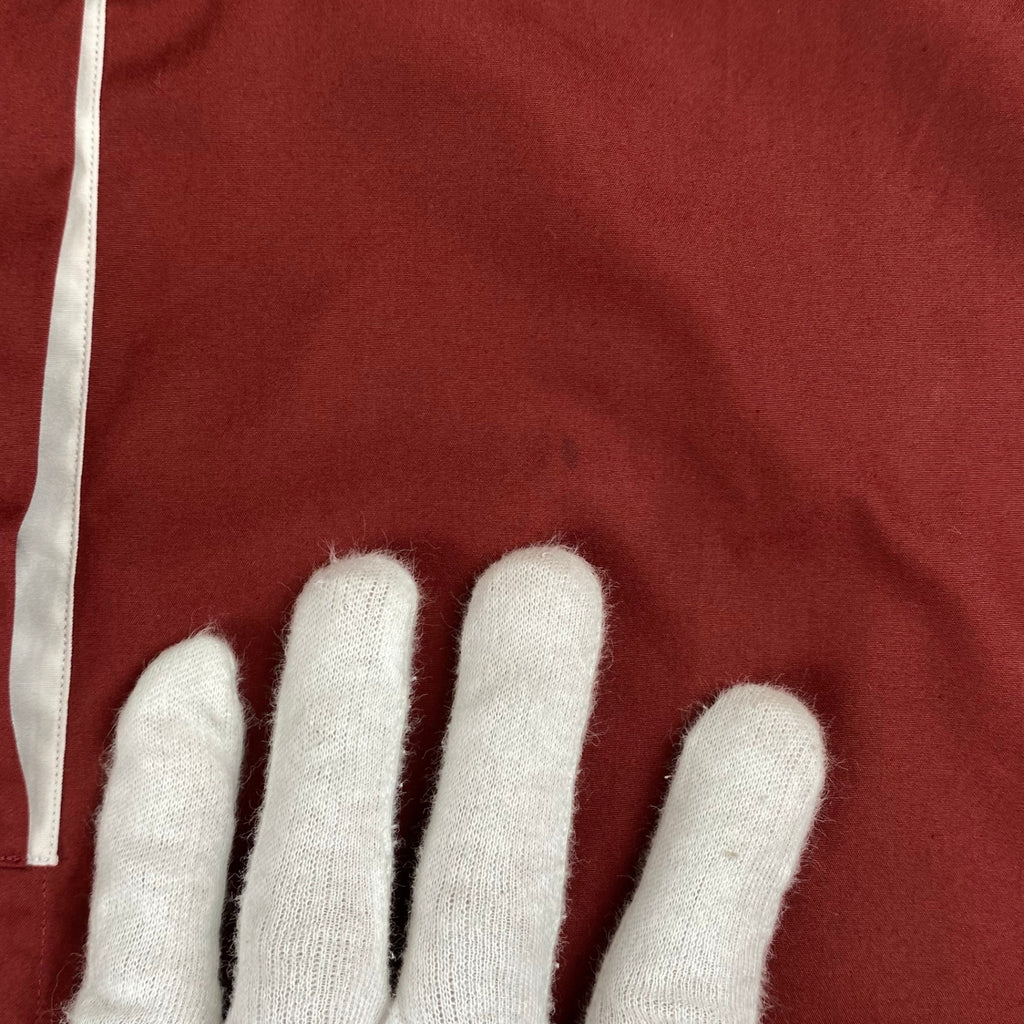 【美品】 HERMES エルメス / 半袖 ハイドボタン デザイン シャツ SIZE:40（L程度）