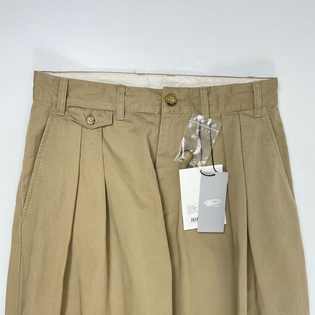 BEAMS PLUS × STUDIO NICHOLSON / ALVY DOUBLE PLEAT PANT タグ付 参考定価：43,000+tax SIZE:S