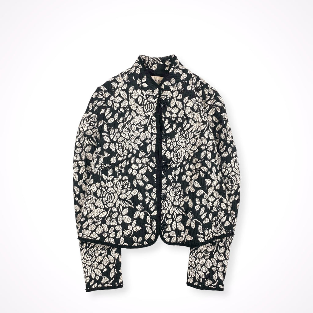ARMANI COLLEZIONI / ローズジャガードジャケット 参考定価：160,000程度 SIZE:46
