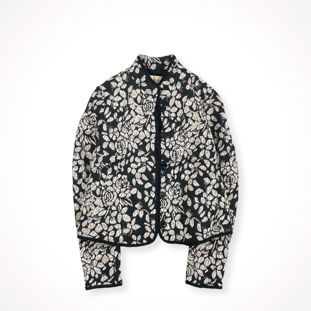 ARMANI COLLEZIONI / ローズジャガードジャケット 参考定価：160,000程度 SIZE:46