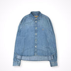 Polo RALPH LAUREN / ワイドショートデニムシャツ 参考定価：28,000程度 SIZE:S