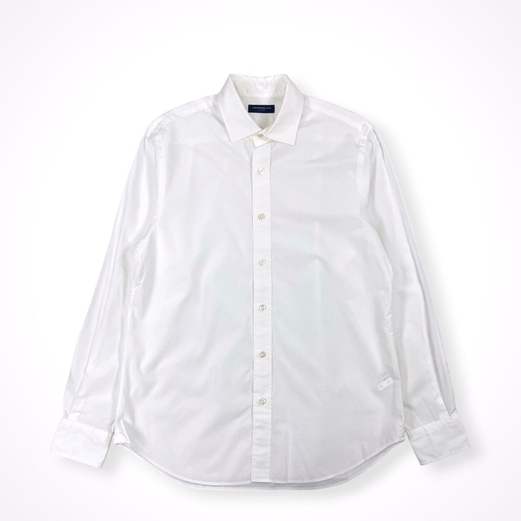 TOMORROWLAND / ブリティッシュポプリン セミワイドカラーシャツ 参考定価：18,000程度 SIZE：M