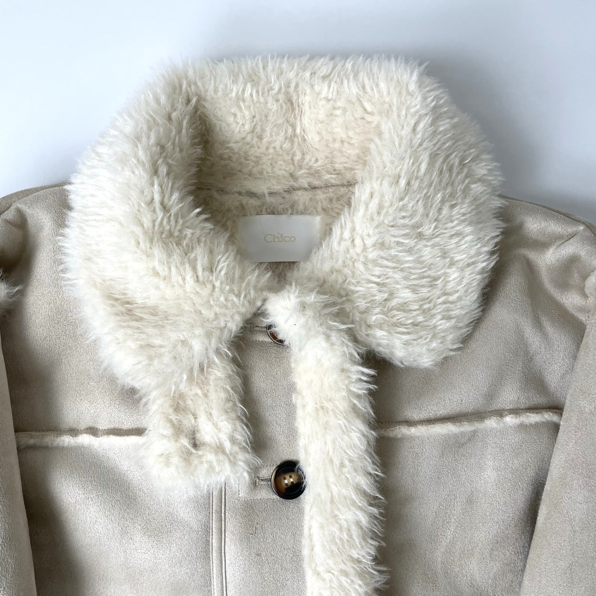 chico / 2WAYスタンドムートンルーズジャケット 参考定価：14,000+tax SIZE:FREE