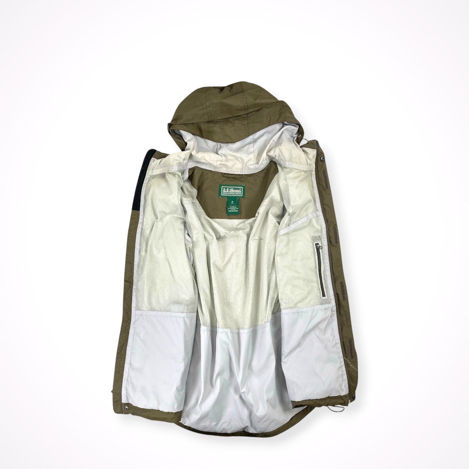 L.L.BEAN / ナイロンシェルジャケット オリーブ SIZE：M