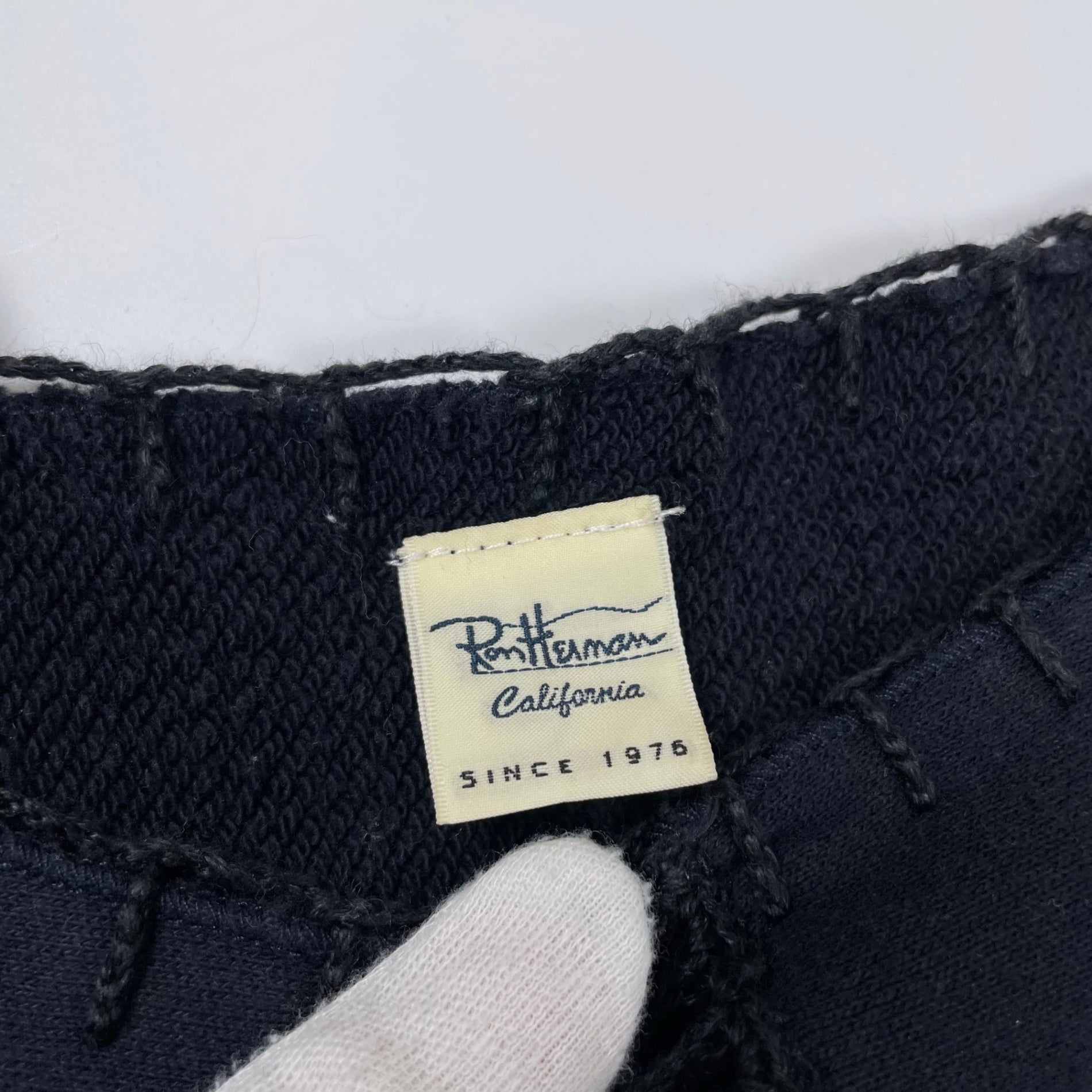 Ron Herman ロンハーマン / ステッチドスウェットワンピース ネイビー 参考定価：24,000程度 SIZE:S