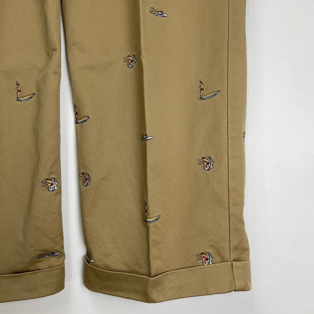 J CREW × BEAMS PLUS ジェイクルー ビームスプラス / コラボ サーファー刺繍 チノパン 参考定価：32,000+tax SIZE:32