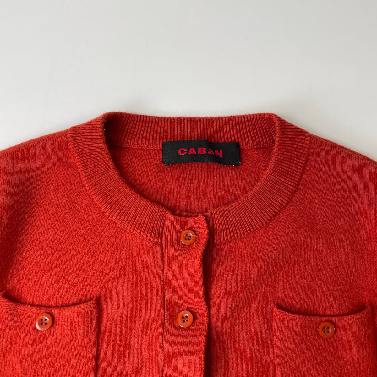 CABaN / コットンカシミヤ クルーネックカーディガン 参考定価：36,000+tax SIZE:XS