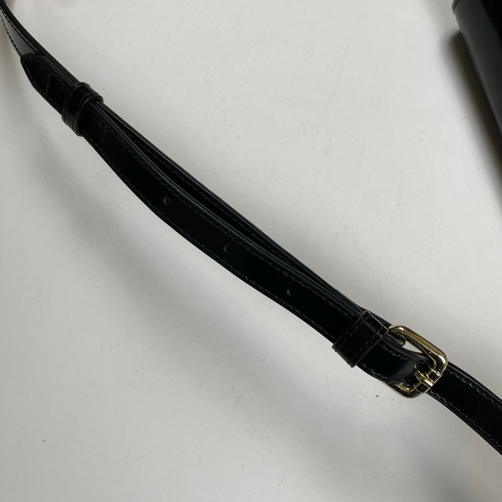 ERNEST W. BAKER アーネストダブルベイカー / GOLD EDGE MESSENGER BAG ショルダーバッグ ブラック 参考定価：55,000程度