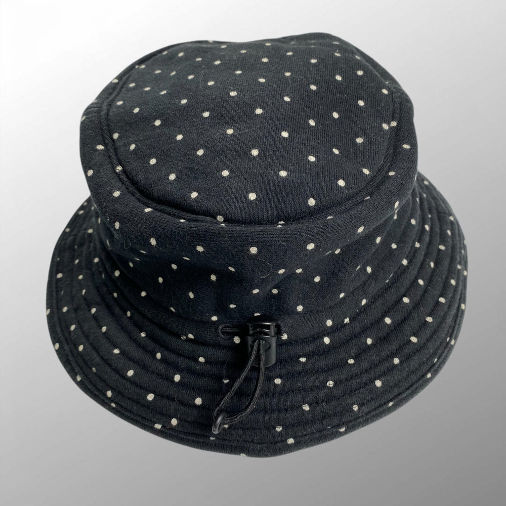 01's GOODENOUGH グッドイナフ / ヴィンテージ ポルカドット スウェットハット 帽子 ドローコード付