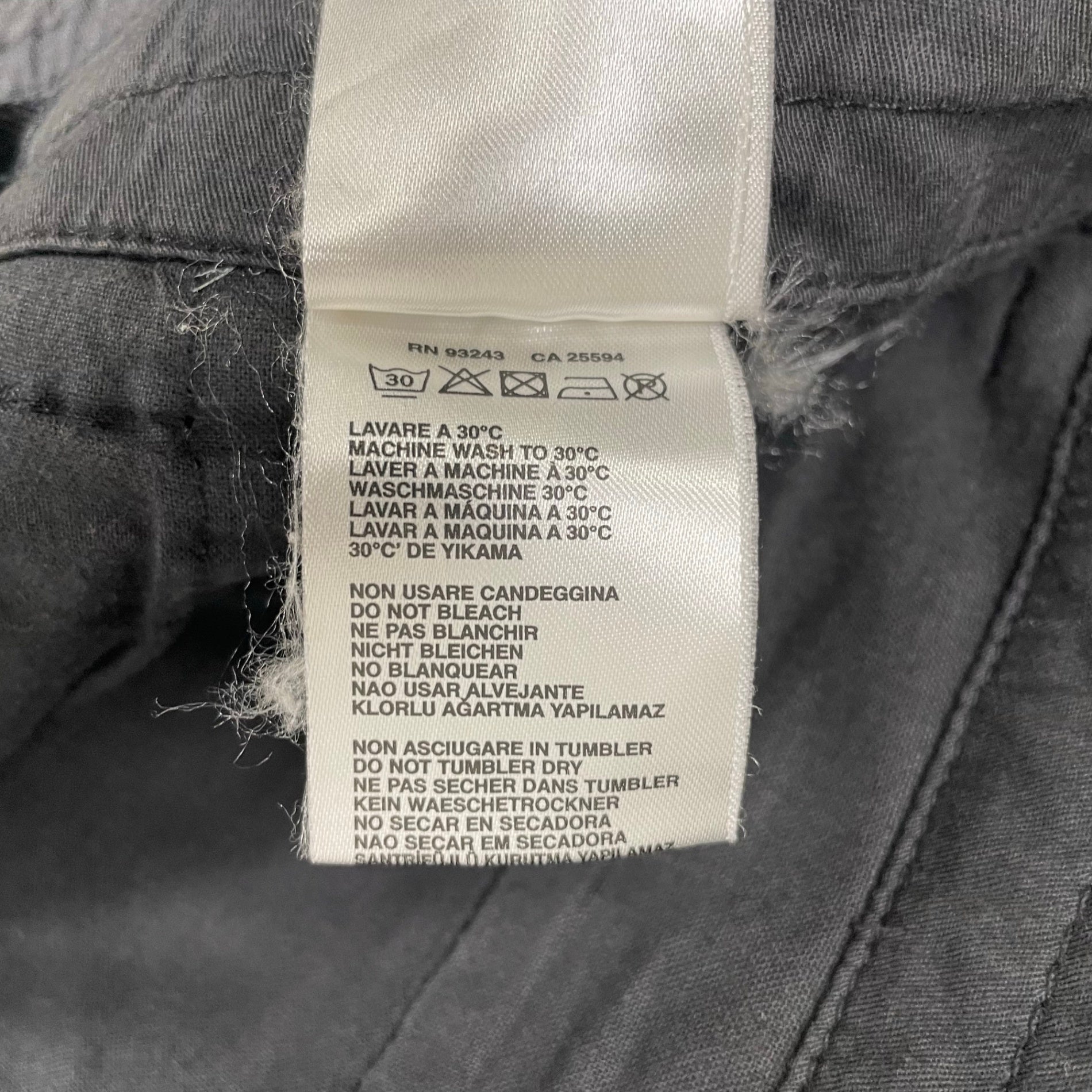 55 DSL フィフティーファイブ ディーゼル / フェードコットンギミックパンツ ブラック SIZE：W90cm