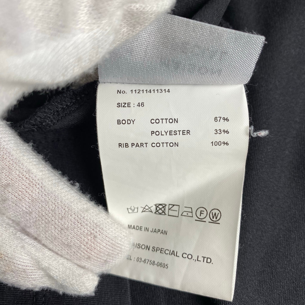 MAISON SPECIAL メゾンスペシャル / 110/2サイロプレミアム天竺プライムオーバーロングスリーブTシャツ SIZE：46