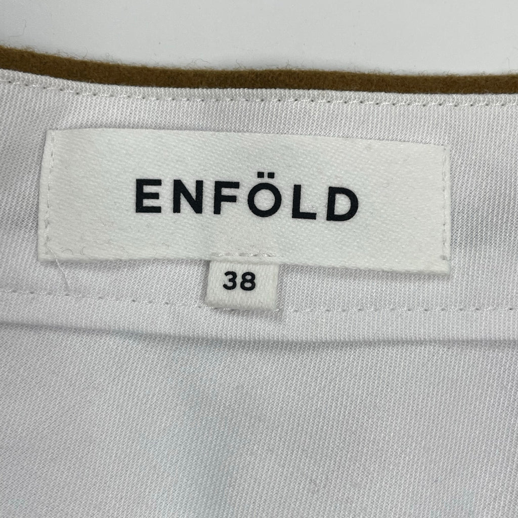 ENFOLD エンフォルド / ラムウールワイドパンツ ブラウン 参考定価：36,000+tax SIZE:38