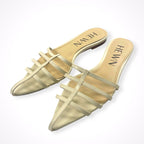 HEWN / ポインテッドストラップサンダル 日本製 SIZE:36