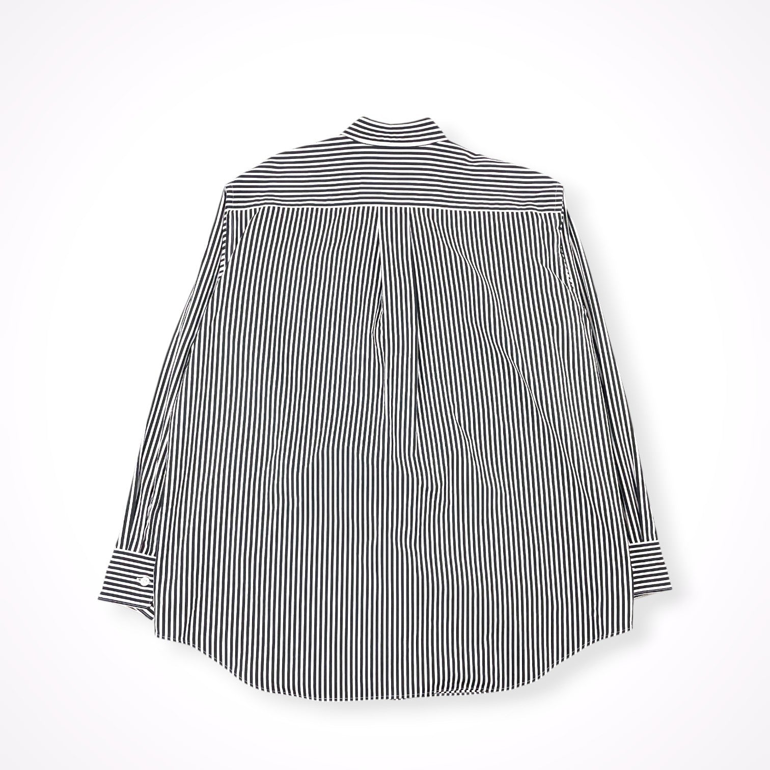 beautiful people / stripe river chin warmer shirt 参考定価：43,000+tax SIZE:40