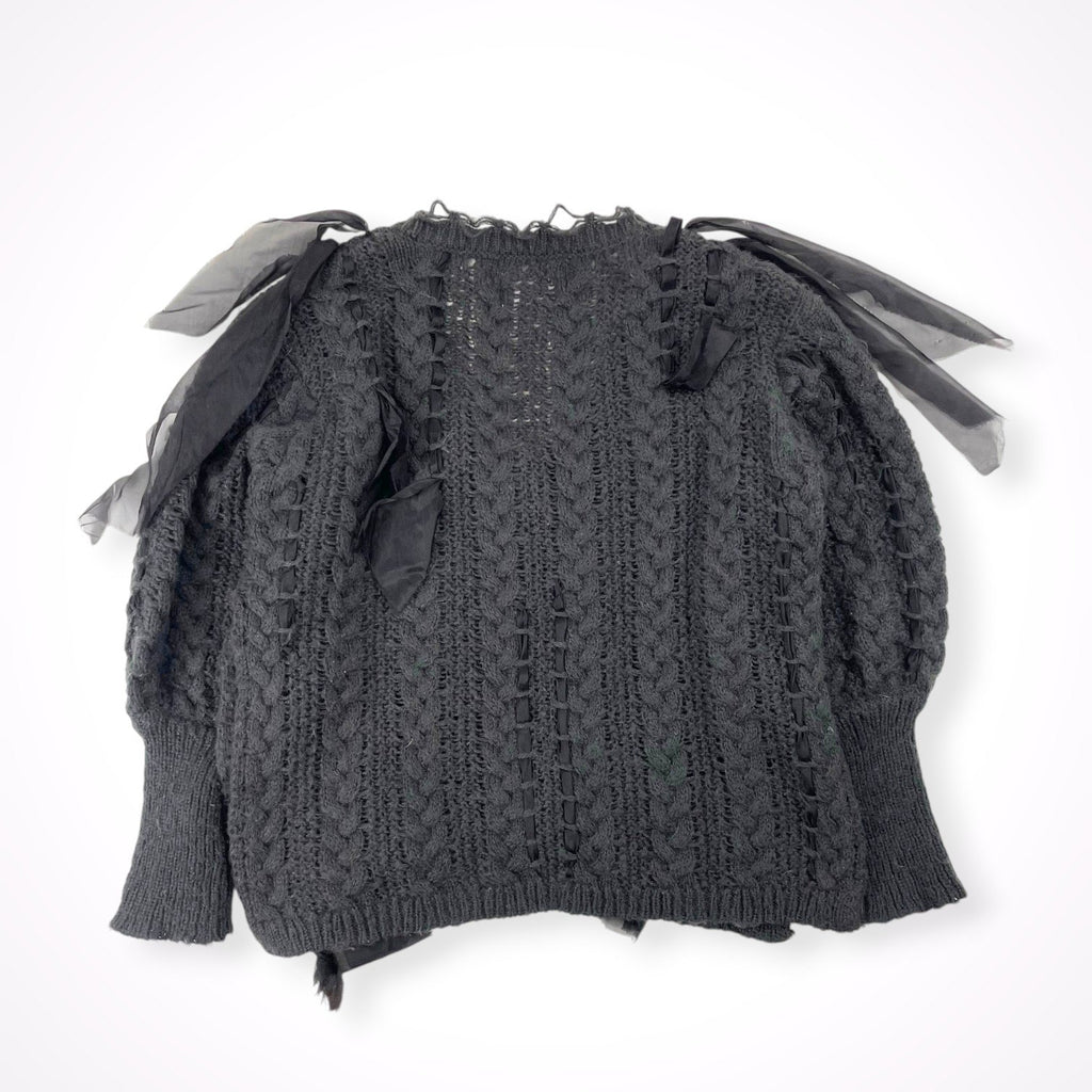 J1U by LA BELLE ETUDE / 25AW リボンステッチニット SIZE:FREE