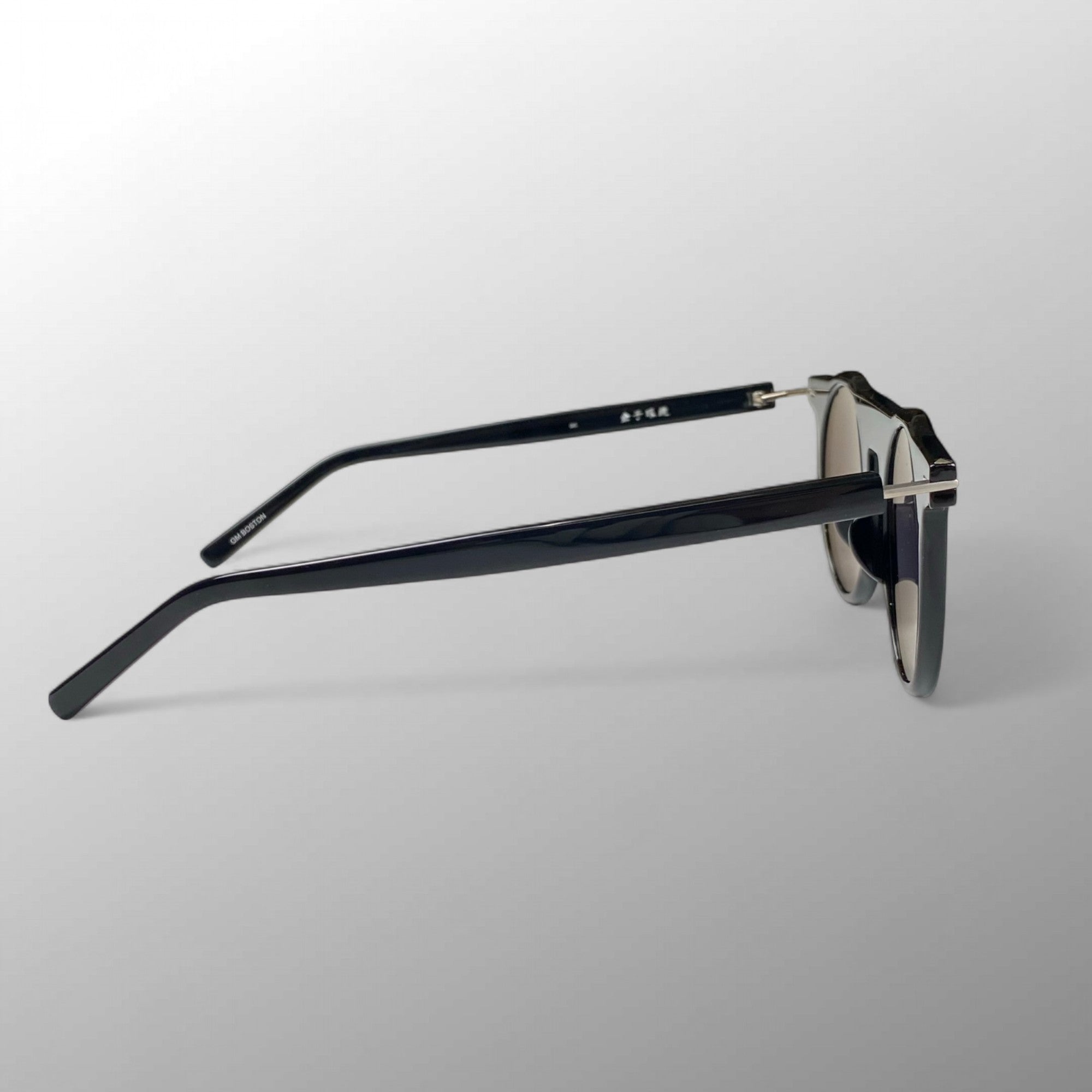 【極美品】ISSEY MIYAKE イッセイミヤケ × 金子眼鏡 / GEOMETRY-BOSTON ラウンド サングラス 参考定価：50,000+tax