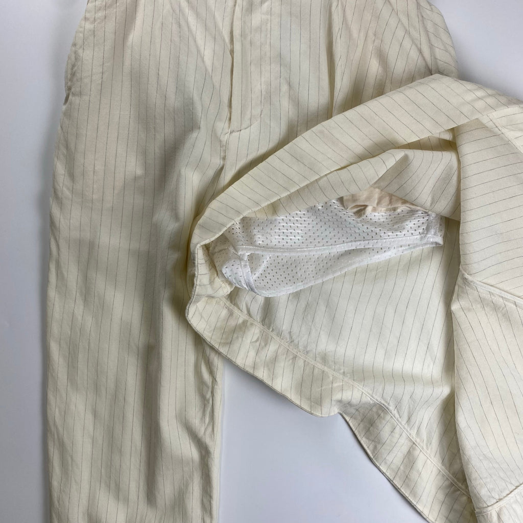 FACETASM ファセッタズム / イレギュラーバーティカルストライプパンツ ホワイト SIZE：1