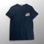 【鑑定済・国内代理店タグ付】MONCLER モンクレール / ダブルロゴ ワッペン MAGLIA T-SHIRT 参考定価：50,000+tax SIZE:S