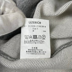 ULTERIOR アルテリア / DRY FEEL SILKY TERRY SWEAT グレー 参考定価：26,000+tax SIZE:4