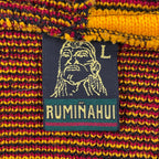 VINTAGE / 【RUMINAHUI】 パンダ柄 エクアドルニットパーカー SIZE：L