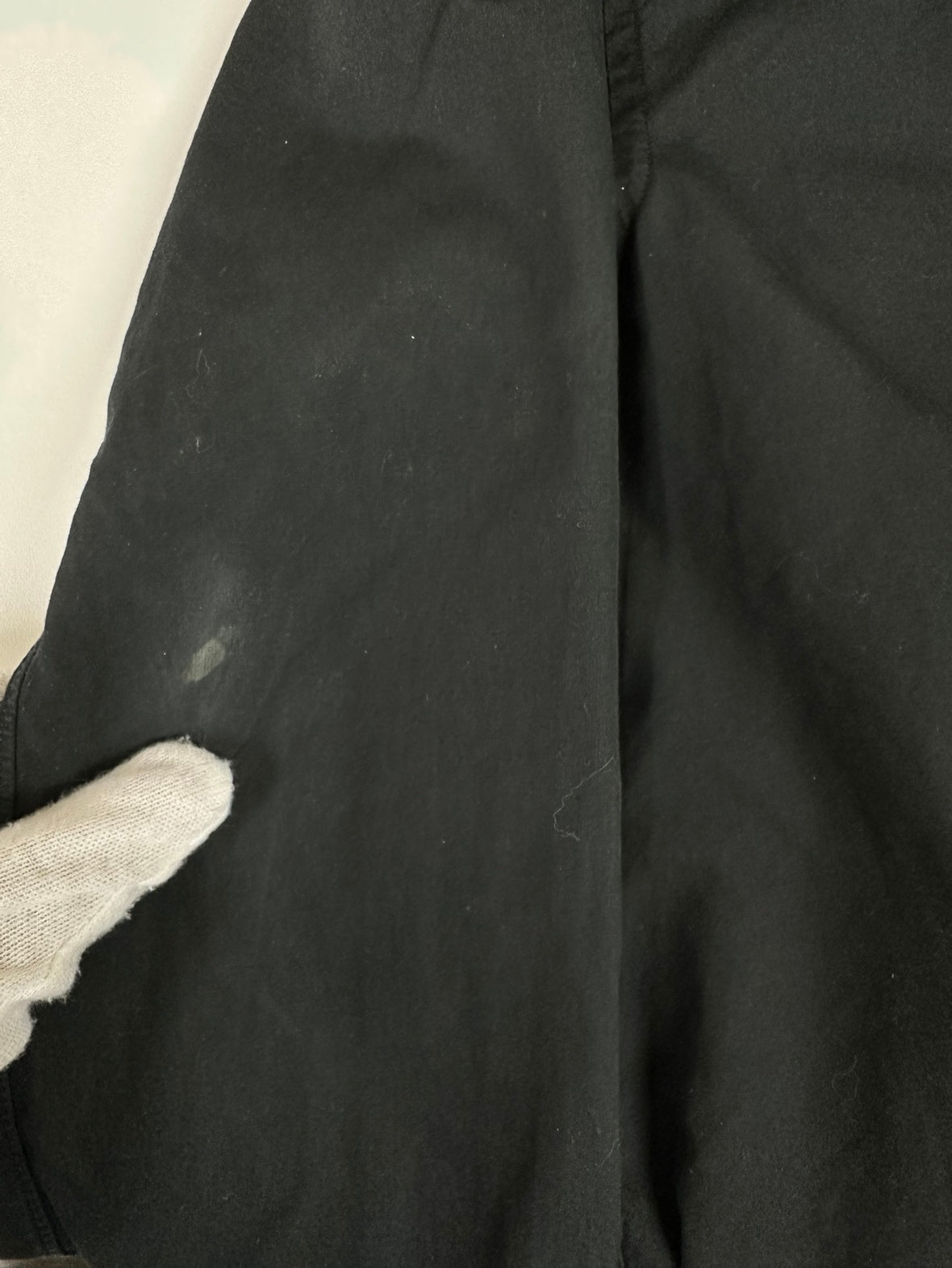 COMME des GARCONS SHIRT コムデギャルソン シャツ / デザインポインテッドカラーシャツ ブラック SIZE：S