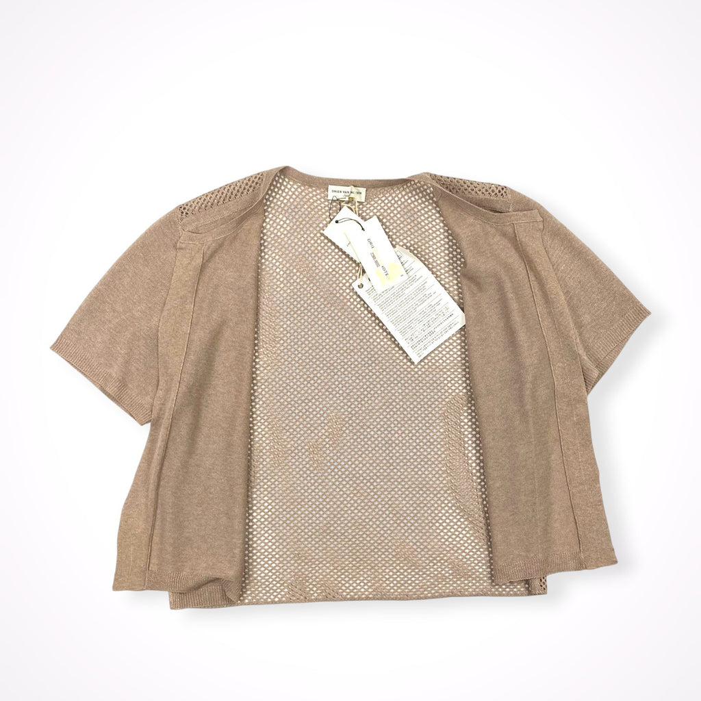 DRIES VAN NOTEN / 切替ニットカーディガン タグ付 参考定価：75,000程度 SIZE:S