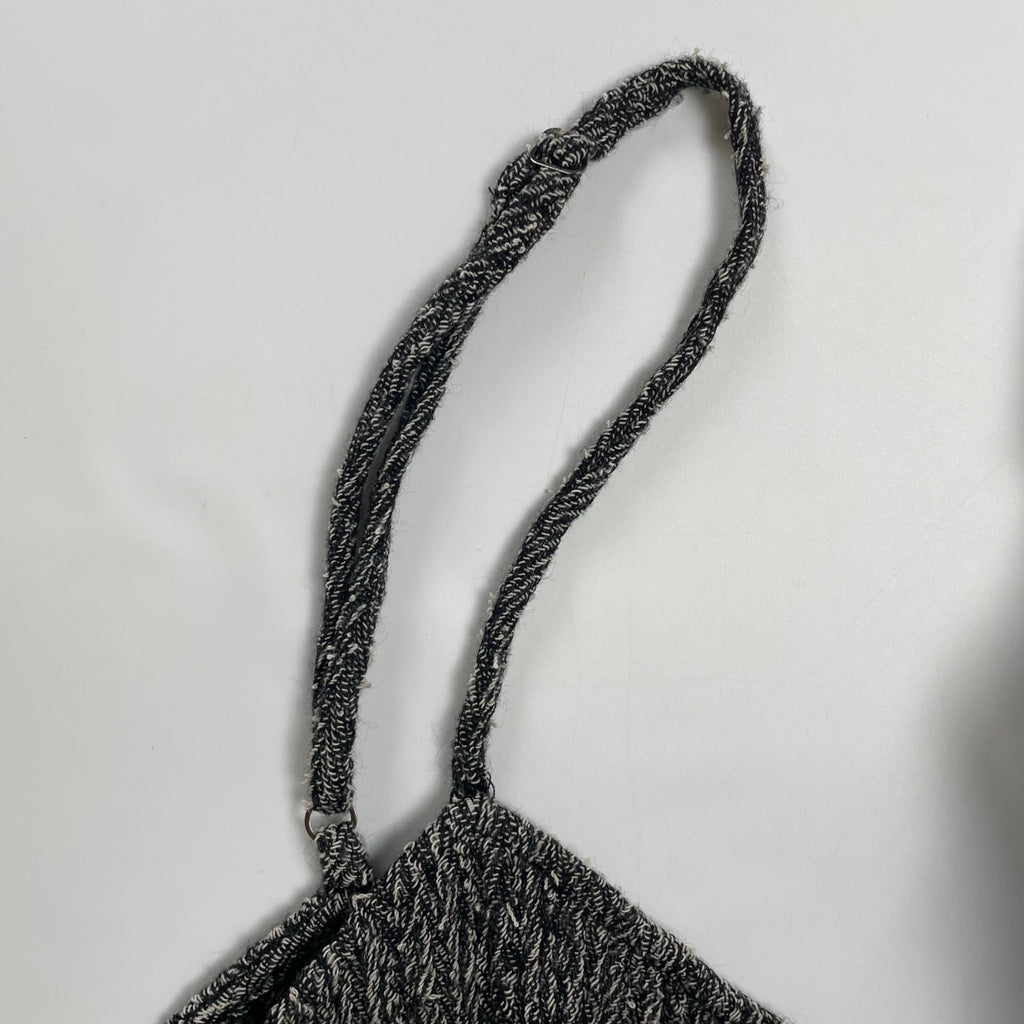 R JUBILEE アールジュビリー / ウールキャミソールワンピース ホワイト×ブラック 参考定価：20,000+tax SIZE:S