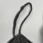 R JUBILEE アールジュビリー / ウールキャミソールワンピース ホワイト×ブラック 参考定価：20,000+tax SIZE:S