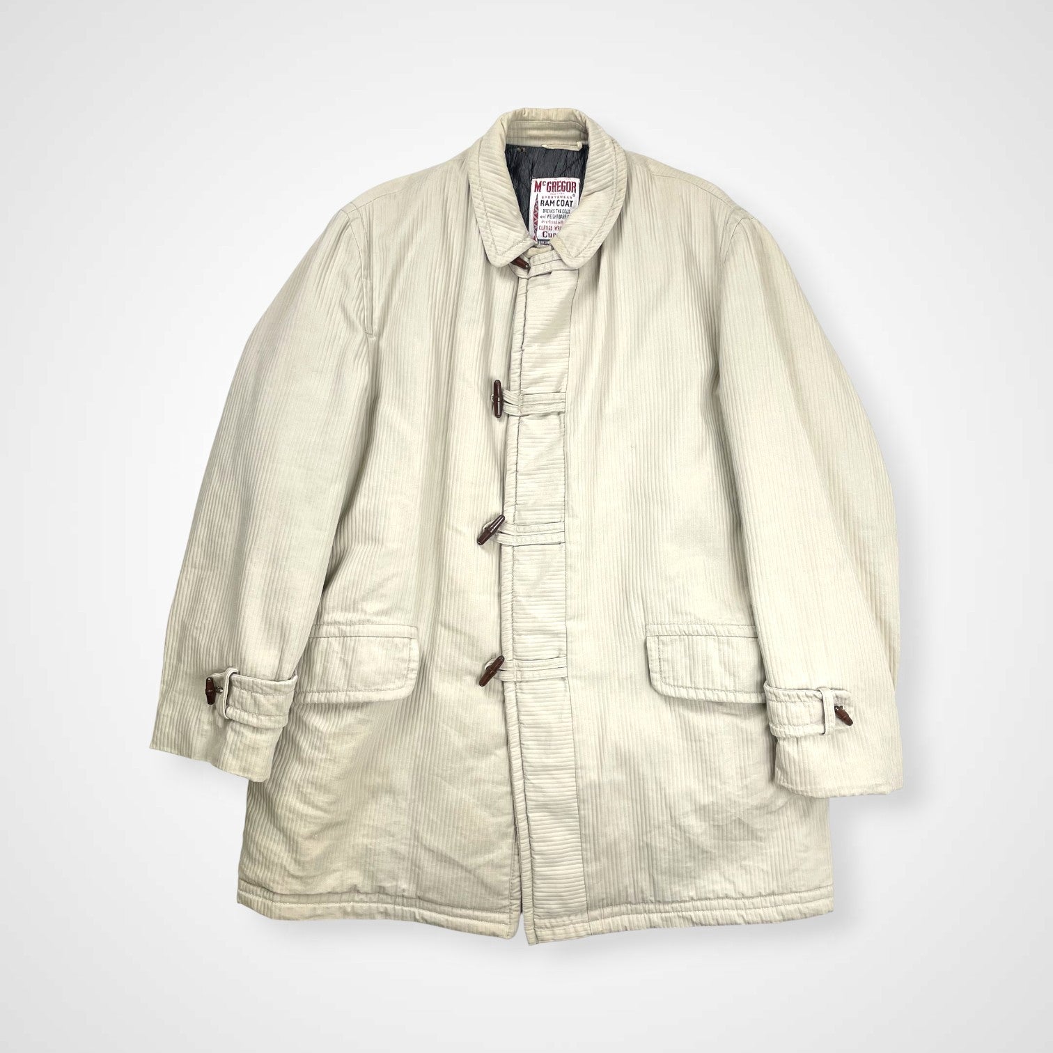VINTAGE McGREGOR マクレガー / 5-60's RAM COAT カーコート ダッフルタイプ CONNMARジップ SIZE：42(L程度)