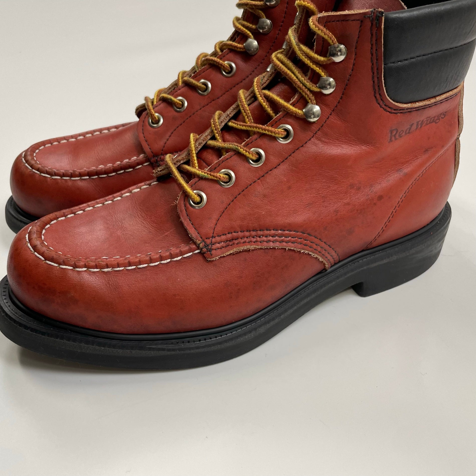 RED WING レッドウイング / 94年製 USA製204ワークブーツ スーパーソール プリント羽根タグ SIZE:8 Eウィズ