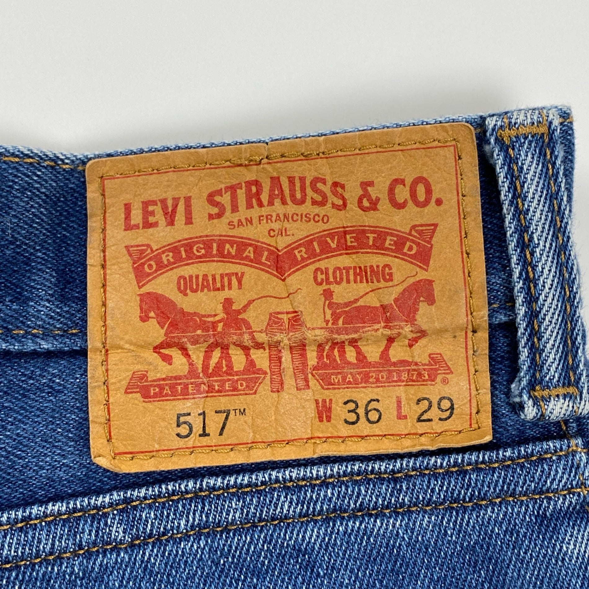 Levi's リーバイス / 517ブーツカットデニムパンツ インディゴ  SIZE：W36