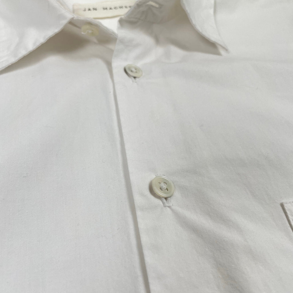 JAN MACHENHAUER / レギュラーカラーポプリンシャツ 参考定価：50,000程度 SIZE：48